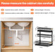 Under Sink Organizer and Storage for Bathroom and Kitchen - 2 Pack 3 Tier