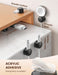 6 Pack Rotatable Cord Organizer, 1s Lock Spring Cable Holder Clips