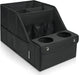 Car Backseat Organizer with 11 Compartments & 2 Cup Holders, Black