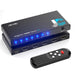 HDMI 2.1 Switch 4 in 1 Out 8K 60Hz 4K 120Hz for PS5 Xbox Apple TV