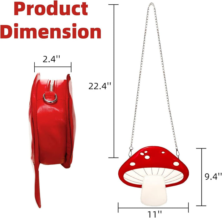 Mushroom Crossbody Purses, Cute Sweet