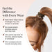 Ultra-Petite Satin Scrunchies for Women - Eucalyptus, 6pcs