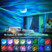 LED Light Gifts Home Decor Light Projector with 375 Effects, Bluetooth