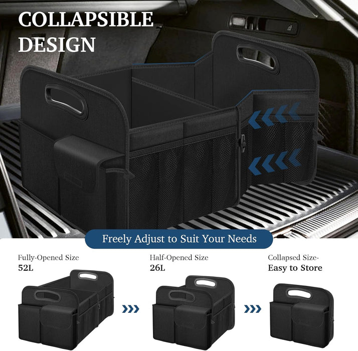 Car Trunk Organizer-Collapsible Car Storage for Suv/Jeep/Sedan