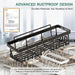 Shower Caddy 6-Pack, Bathroom Organizers and Storage Shelves, Black
