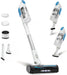 Cordless Vacuum Cleaner, Stick Vac with Tangle-Resistant Design, up to 50 Minutes, Powerful Suction, Rechargeable, Lightweight, and Versatile for Carpet, Hard Floor, Pet Hair, LVAC-200