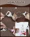 325PCS  Keychain Making Kit - Silver Keychain Clips with Key Rings