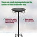 Standing Bird Feeder Tray,11.8" Stainless Steel Large Platform Bird Feeder Mesh Seed Tray with Adjustable Heavy Duty Sta