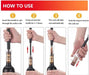 Air Pressure Pump Bottle Opener With Foil Cutter,Aerator Pourer,Vacuum Stopper(4PCS),Simple Cork Remover,Efficient Corks
