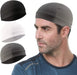 3 Pack Cooling Skull Cap Helmet Liner Sweat Wicking Breathable Hat for Men