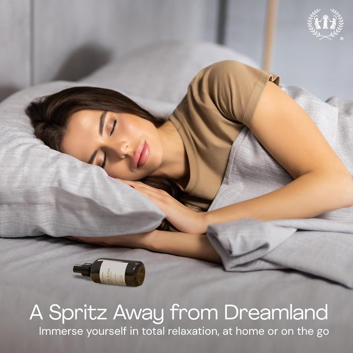 Pillow Ritual - Aromatic, Calming and Relaxing Pillow Mist, Linen and Fabric Spray - Infused with Natural Aromatherapy Essential Oils - 4 oz, Fleur du Lavender
