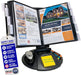 AdjustaView Supply Base Desk Reference Display Organizer BK