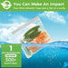 6 Pack Reusable Gallon Freezer Bags Dishwasher Safe, Gray