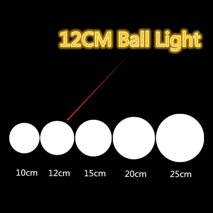 Rechargeable LED Glowing Ball Light for Kid Adult, Outdoor Globe Night Light with Remote, Great for Yard Garden Decor