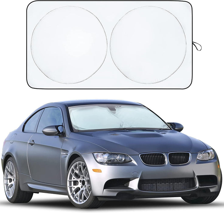 Car Windshield Sun Shade, Front Window Sun Blocker for SUVs,Sedan