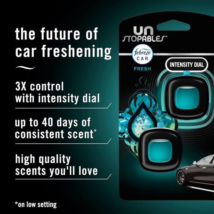Car Air Freshener, Odor-Fighting Automotive Vent Clip, Scented Car Accessories, Long Lasting for Strong Odors, Unstopabl