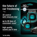 Car Air Freshener, Odor-Fighting Automotive Vent Clip, Scented Car Accessories, Long Lasting for Strong Odors, Unstopabl