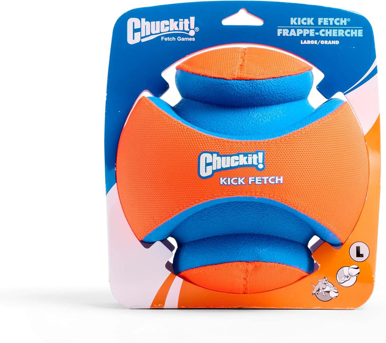 Kick Fetch Ball Dog Toy, Large, 8in, for Large Dogs, Floats
