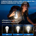 2 Pack Rechargeable Light Bulbs, A19 E26 9W 3000K Warm