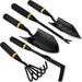 5-Piece Garden Tool Set, Heavy-Duty Stainless Steel Premium Tools