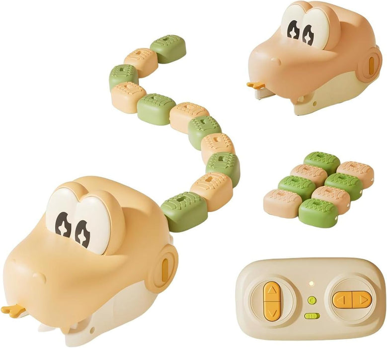 Fun Greedy Snake Game - Super Fun Remote Controlled Snake Battles,Wireless Remote Control | Rechargable | Fun Music Play, Indoor Home Toy Gift Boys Girls