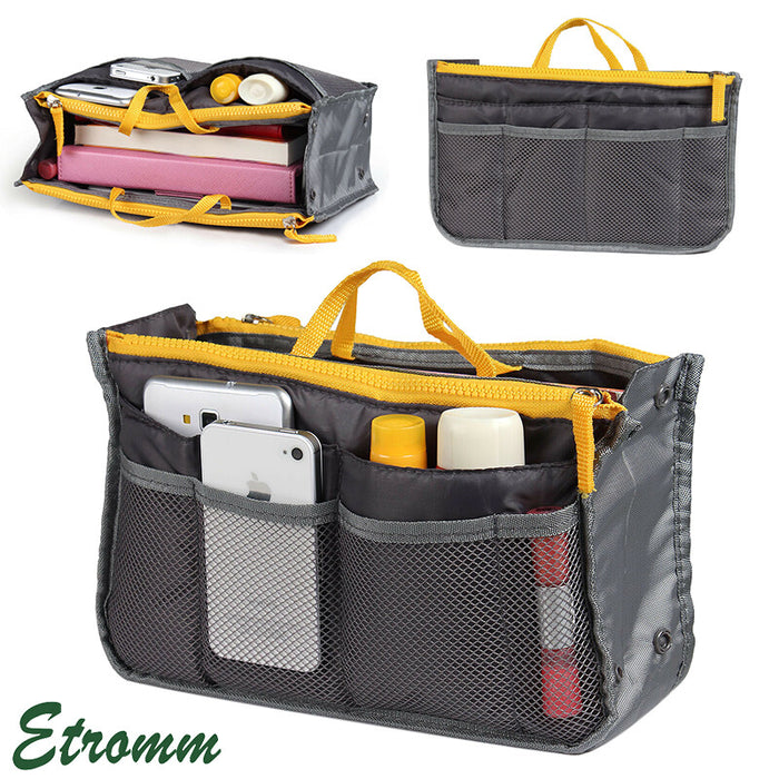 Compact Travel Toiletry and Cosmetic Bag