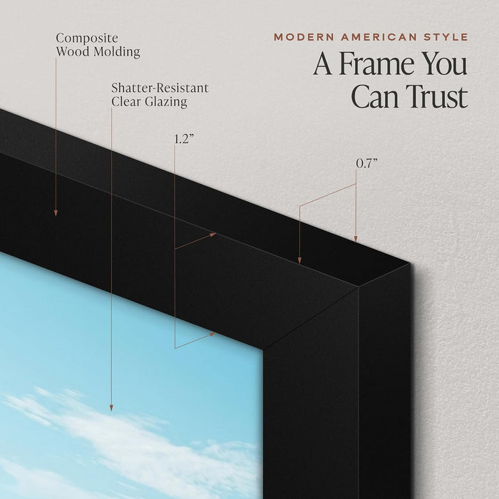 16x20 Poster Frame - Engineered Wood - Black