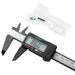 Digital Caliper 0-6" Measuring Tool, Micrometer Caliper with Auto-Off Feature, Interchangeable Between inches and millimeters for Jewelry Measurement and 3D Printing