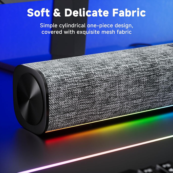 Bluetooth Computer Speakers for Desktop PC, USB Plug & Play