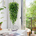 4Pcs Fake Hanging Plants 2.7FT Fake Plants Fake Vines Greenery