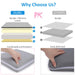 Bath Kneeler with Elbow Rest Pad Set, 1.5 inch Kneeling Pad Mat for Bathtub - Gray