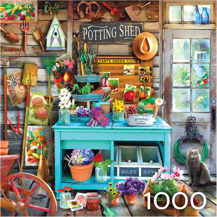Hobby Haven The Potting Shed 1000 Piece Jigsaw Puzzle