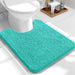 Bathroom Rugs 30X20, Extra Soft Absorbent Chenille Bath Rugs, Rubber Backing Quick Dry, Machine Washable Bath Mats for Bathroom Floor, Tub and Shower, Home Decor Accessories, Grey