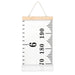 Growth Height Chart for Kids, Removable 79"x7.9" (Black & White)