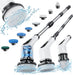 Electric Spin Scrubber, Bathroom Shower Cleaning Brush with Long Handle