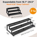 3-Tier Spice Rack Organizer for Kitchen Cabinet or Pantry, 16"-29" Expandable Spice Organization Shelf, Seasoning Organi