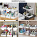 3 Pack Under Sink Organizer Bathroom and Storage Cabinet (White)