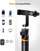 62" Phone Tripod, Tripod for iPhone & Selfie Stick with Remote