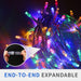 66Ft 200LED Multicolor Christmas Tree Lights String Light Indoor