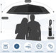 Travel Umbrella with UV Sun Protection, Large Rain Umbrellas