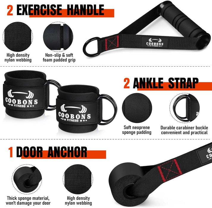 Heavy Resistance Bands for Working Out, 300LBS Exercise Bands with Handles