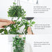 Fake Hanging Plants, Artificial Small Potted Plants for Indoor Outdoor Aesthetic Office Living Room Shelf Decor (1 Pack)