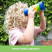 GeoSafari Kidnoculars - Toy Binoculars for Kids, Outdoor Toys for Kids Ages 4-8, Toddler Camping and Nature Toys, Lightw
