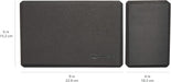 Non-Slip Yoga Blocks, Set of 2, Deepen Poses, 4" x 9" x 6", Black