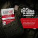 ™ First Aid Powder for Blood Clotting, Trauma Kit, Blood Thinner Patients, Camping Safety, and Survival Equipment for Moderate to Severe Bleeding Wounds or Nosebleeds - 4 (15g) Pouches