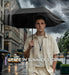 Windproof Travel Umbrella for Rain - 43" Compact Folding Umbrella, Reinforced Strong Frame, Lightweight Portable Parasol