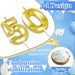 50th Birthday Decorations for Women and Men, Gold Number 50 Candle