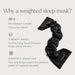 Patented Gentle Pressure Sleep Mask, Weighted Eye Mask