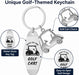 Golf Gifts for Men Retro Motel Golf Cart Keychain Accessories