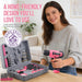 8V Cordless Drill Set & Starter Tool Kit for Women, Pink